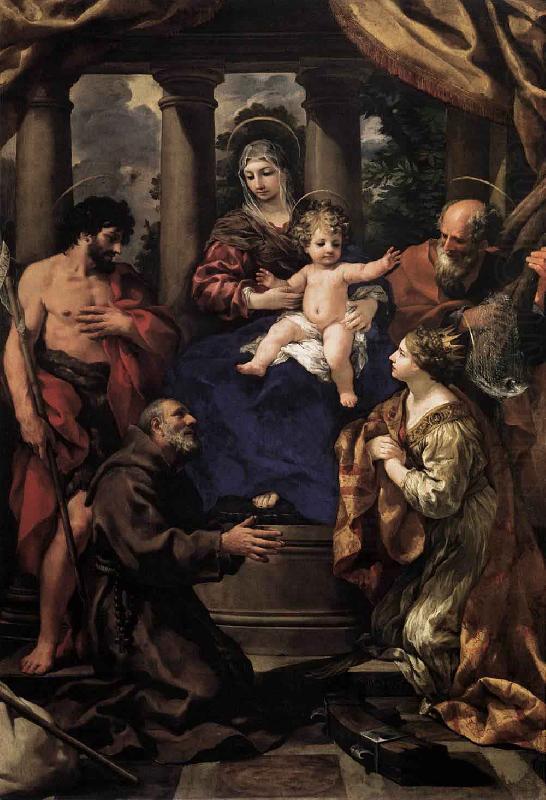 Pietro da Cortona Virgin and Child with Saints china oil painting image